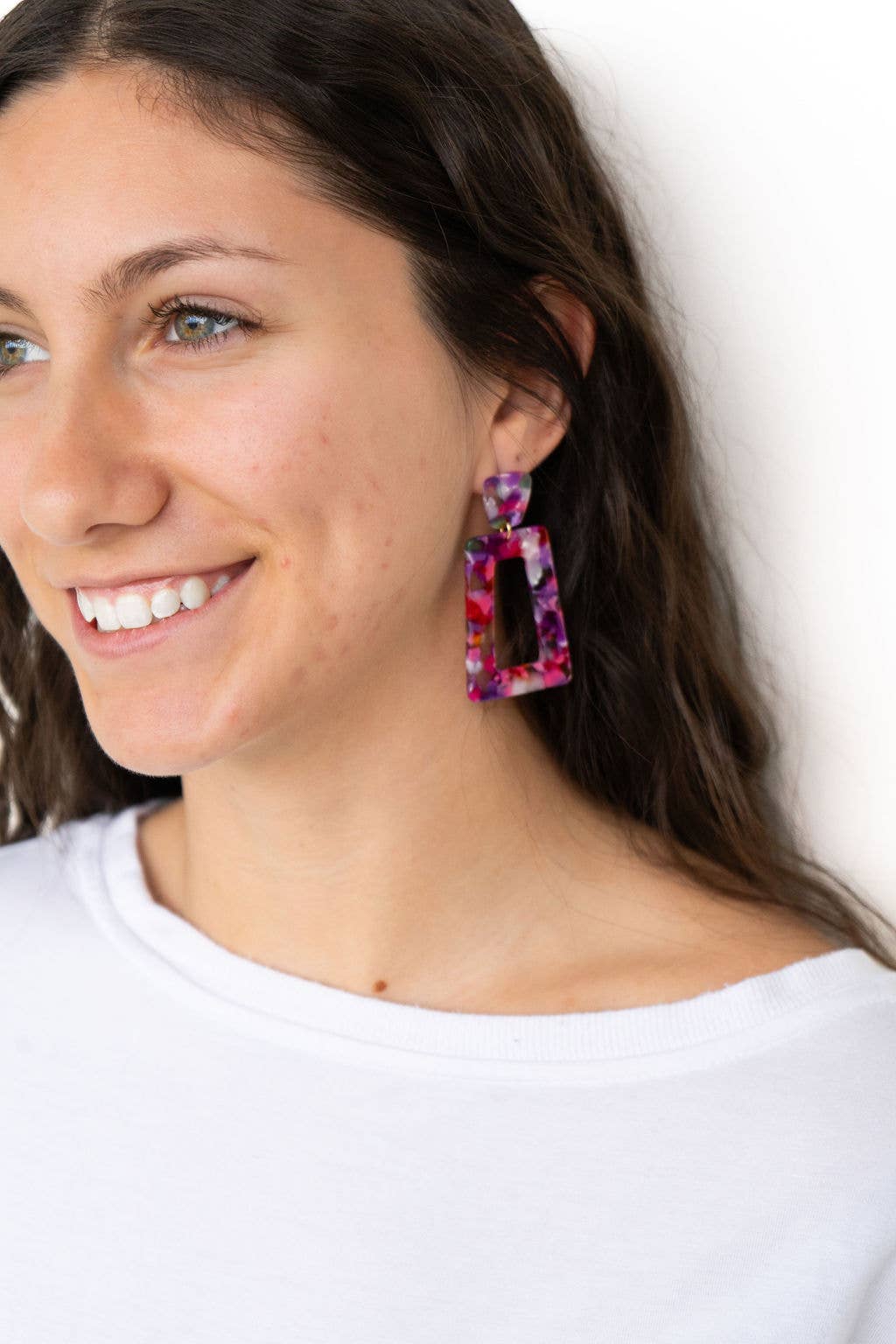 Avery Earrings - Paradise Pink