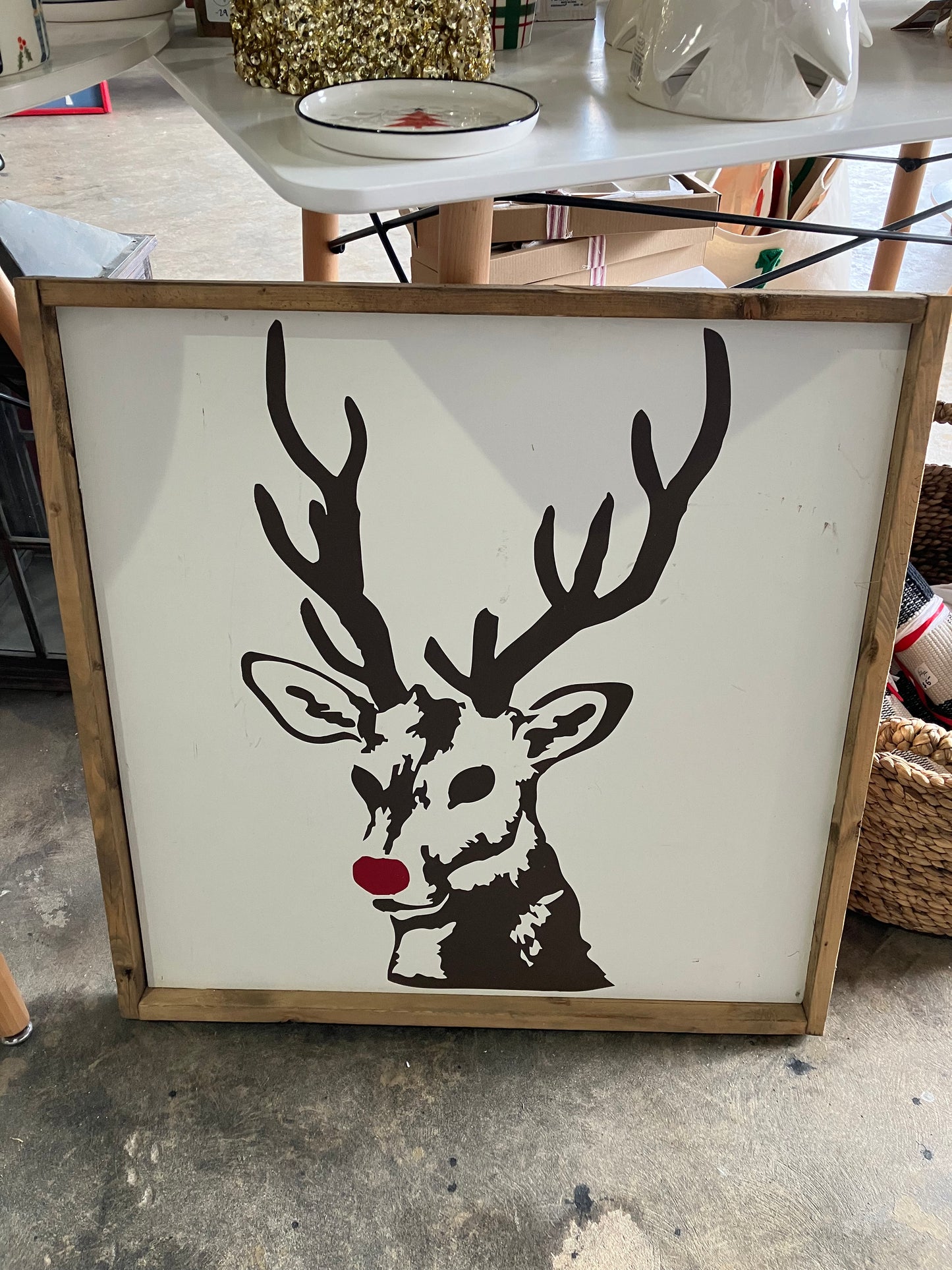24x24 Rudolph Sign