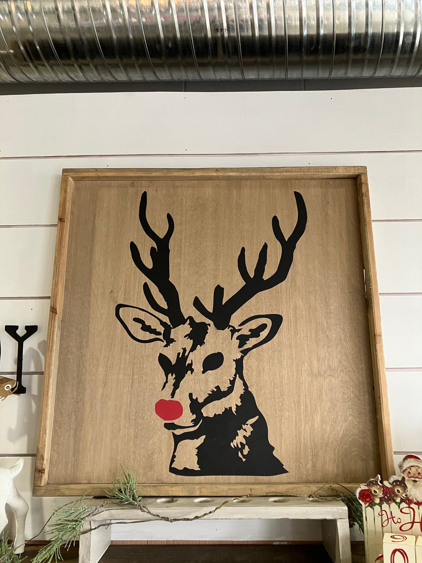 24x24 Rudolph Sign