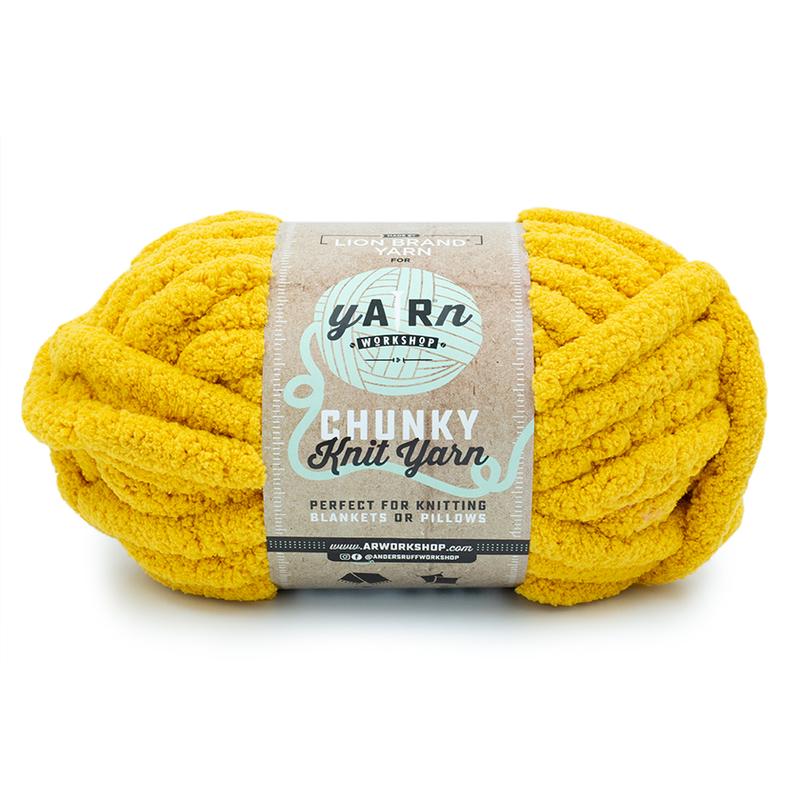 Mustard Chunky Knit Yarn