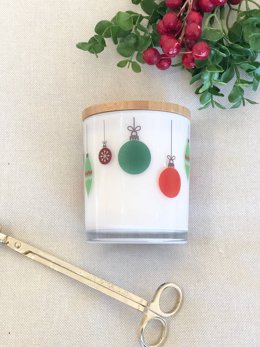 Ornaments Holiday Soy Candle