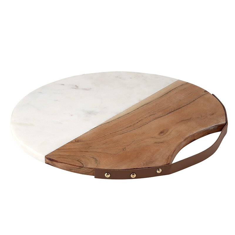 Acacia Wood + Marble Board