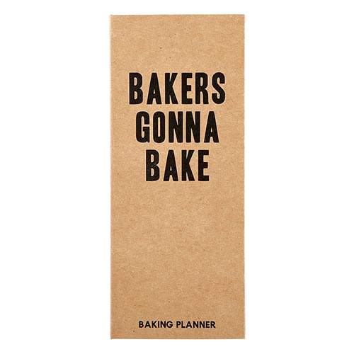 Baker's Gonna Bake Planner