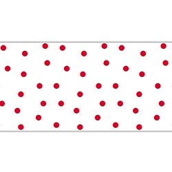 Table Runner Red Dots