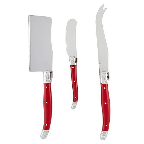 Red Charcuterie Knives