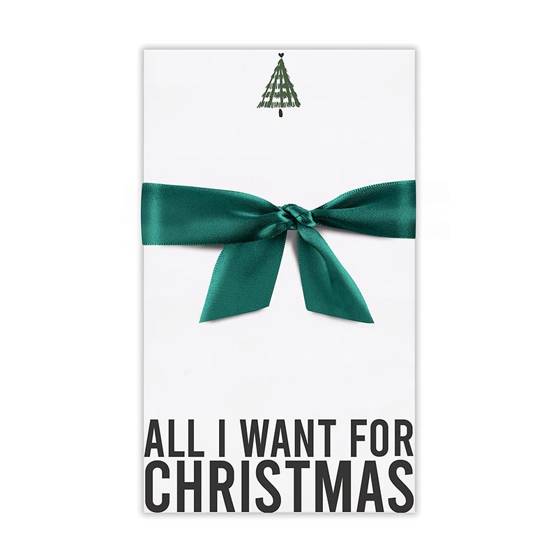 Holiday Notepad-All I Want