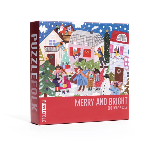 Merry & Bright 500 Piece Puzzle